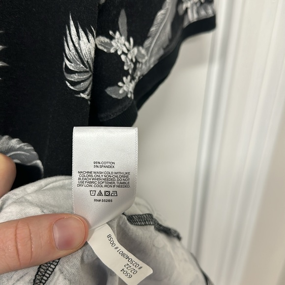 Express Polo Print Tropical Black M - Picture 4 of 5